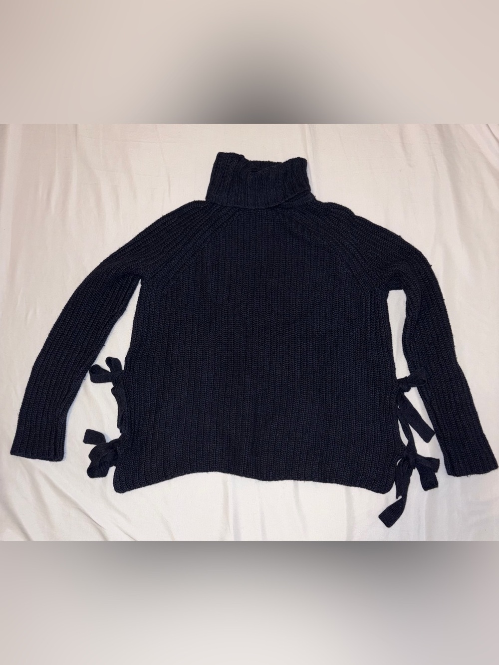 UGG Navy Heather Ceanne Turtleneck Sweater Size Small